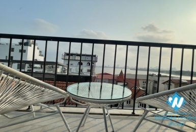 A brand new 02 bedroom apartment for rent in Tu hoa, Tay ho, Hanoi